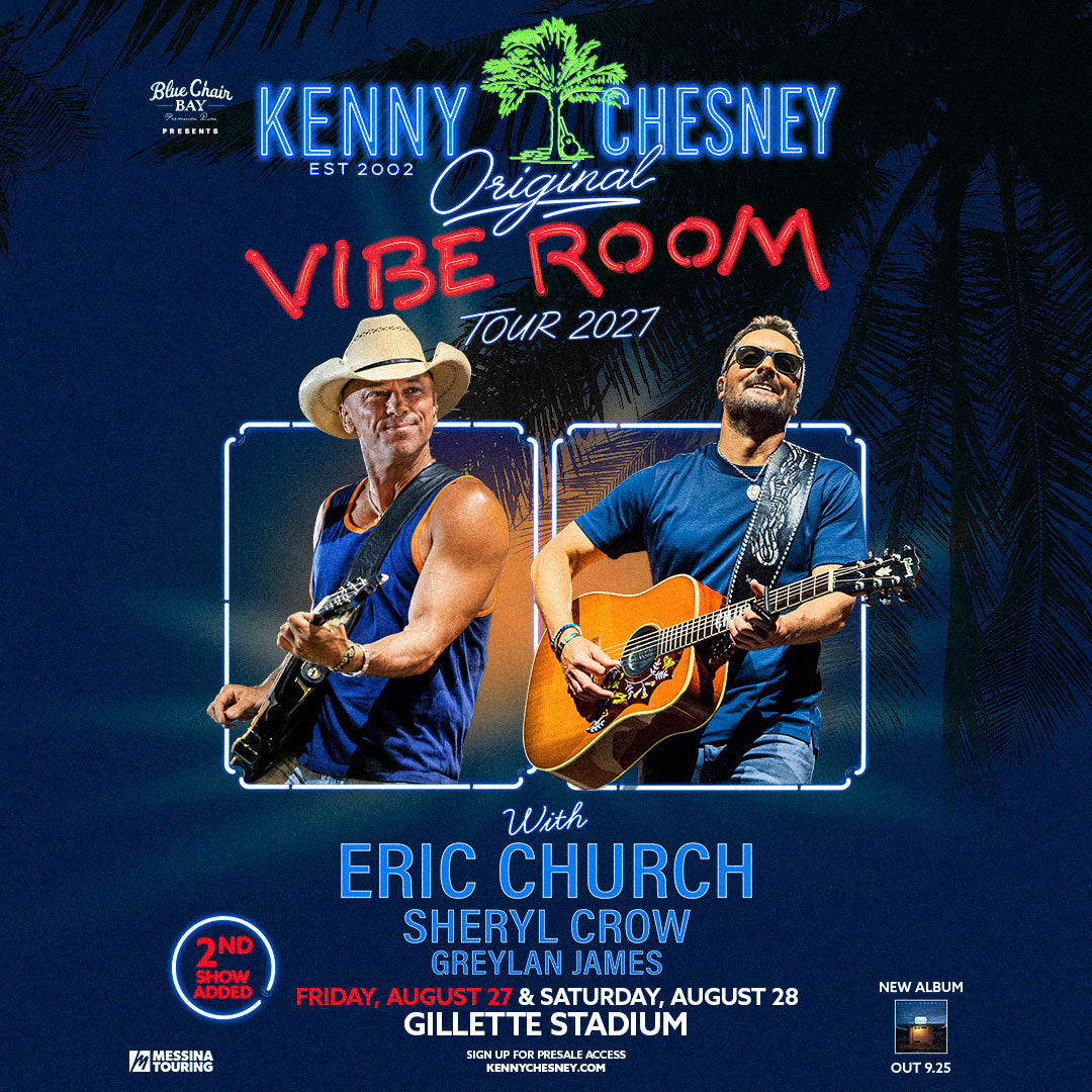 Kenny Chesney and Eric Church Vibe Room Tour poster