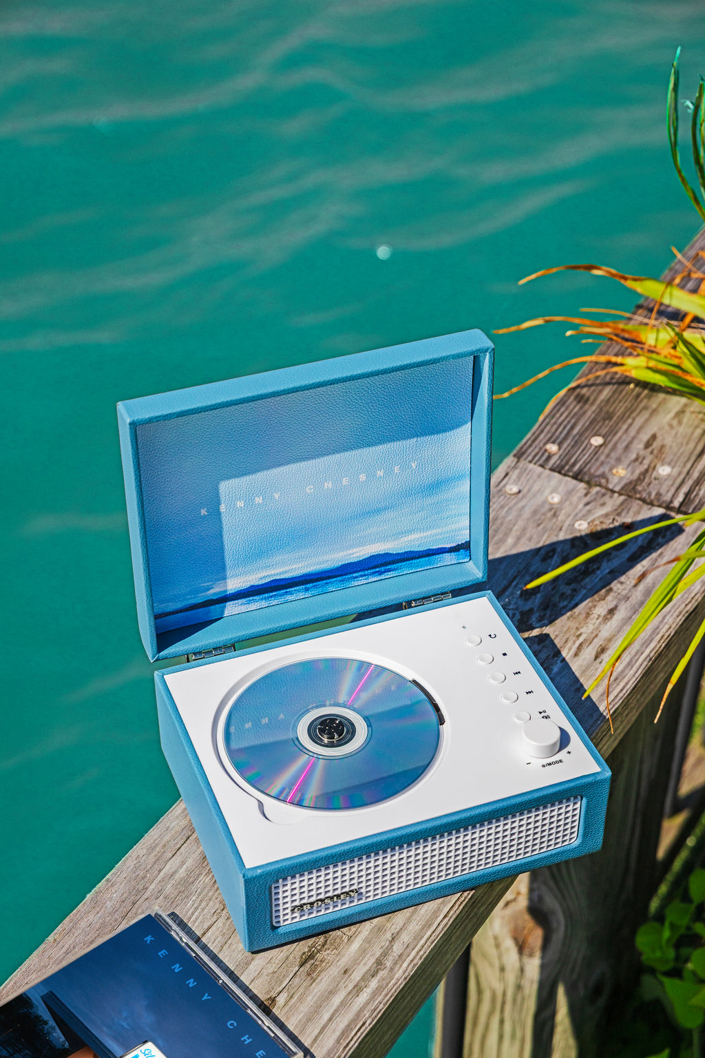 Crosley Kenny Chesney Custom CD Player + Silver Sands Marina CD
