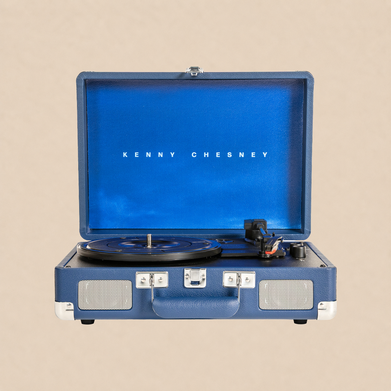 Crosley Kenny Chesney Custom Record Player + Silver Sands Marina Vinyl